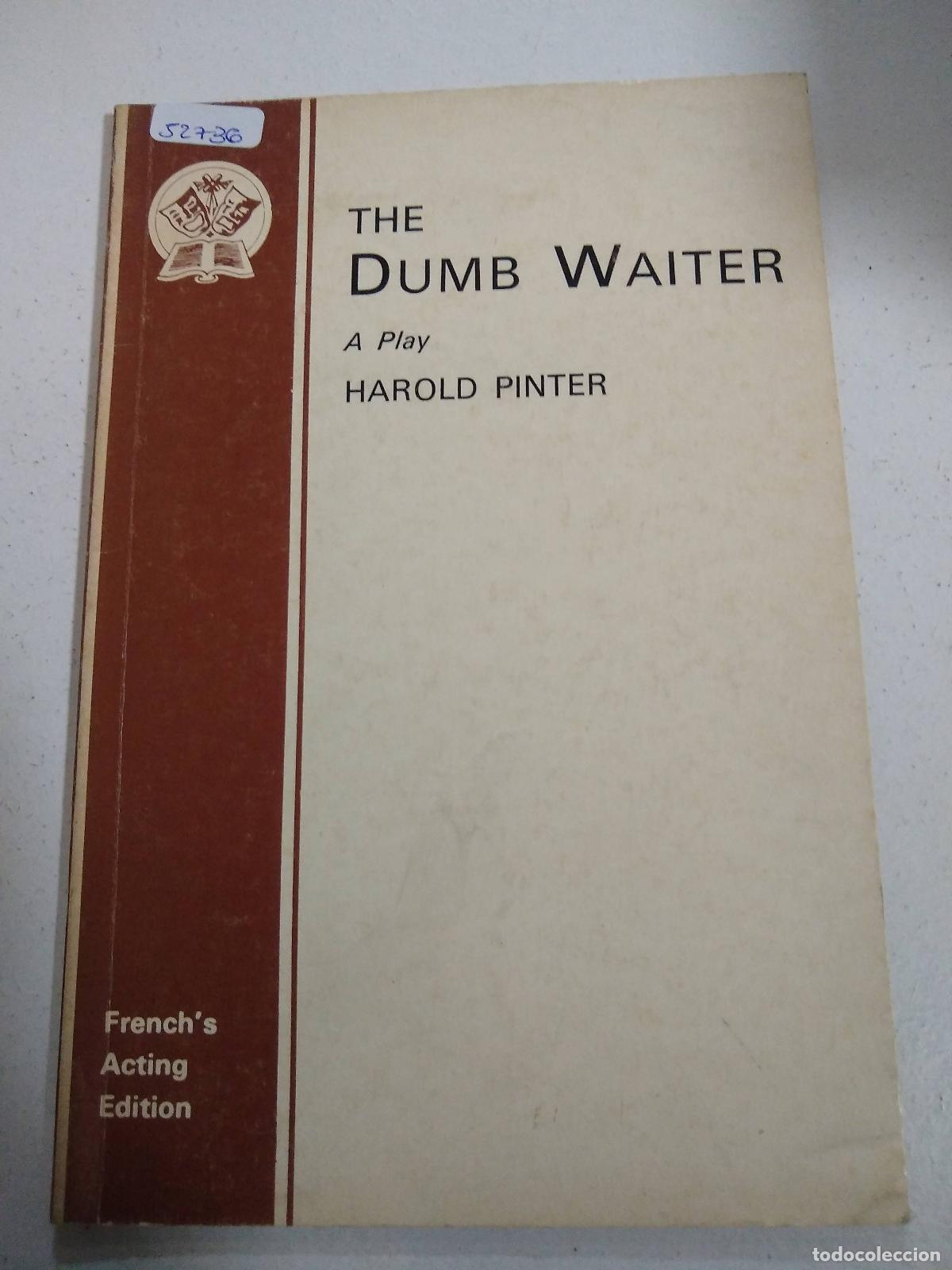 Libros de segunda mano: The dumb waiter - Harold Pinter - Foto 1