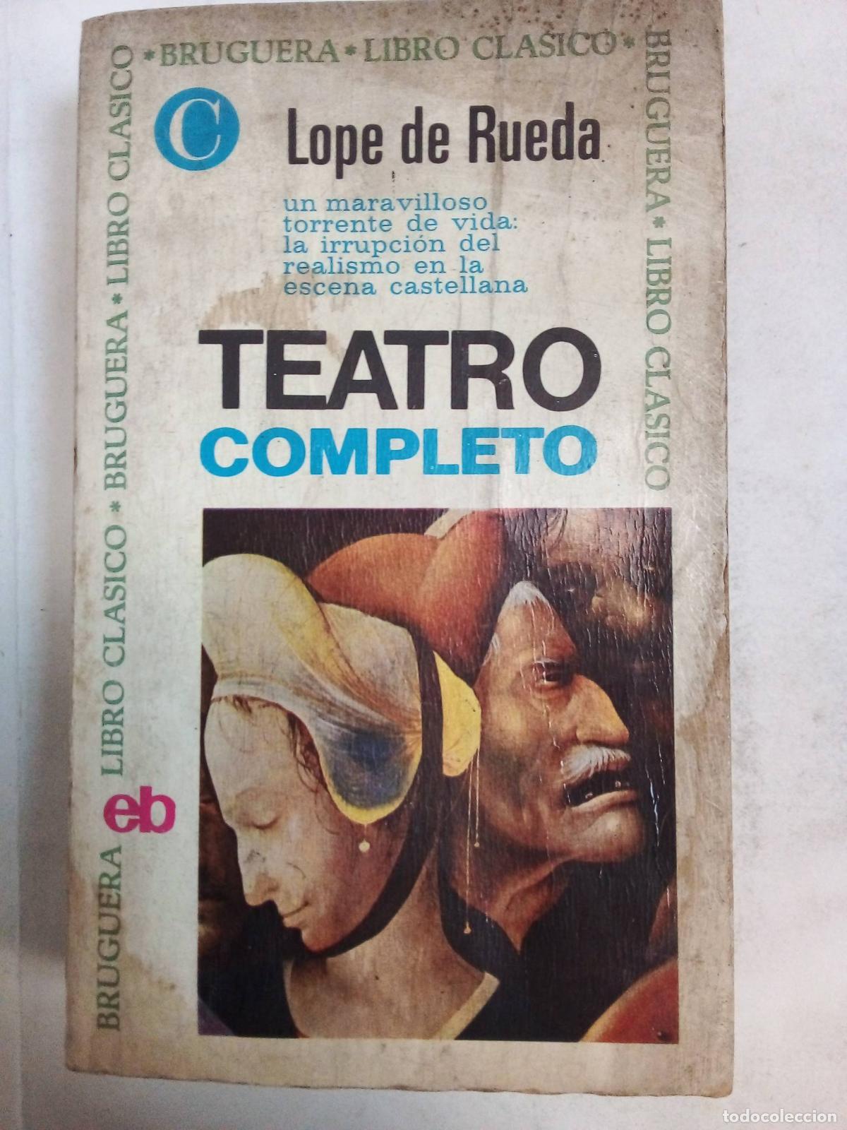 Libros de segunda mano: Teatro Completo - Lope De Rueda - Foto 1