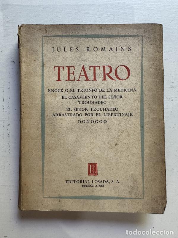 Libros de segunda mano: Teatro - Romains Jules - Foto 1