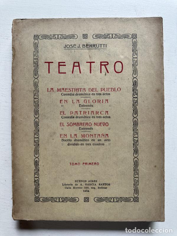 Libros de segunda mano: Teatro - Berrutti Jose J. - Foto 1