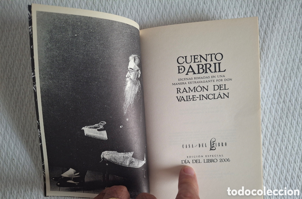 Libros de segunda mano: CUENTO DE ABRIL, RAM&Oacute;N DEL VALLE-INCL&Aacute;N - Foto 3