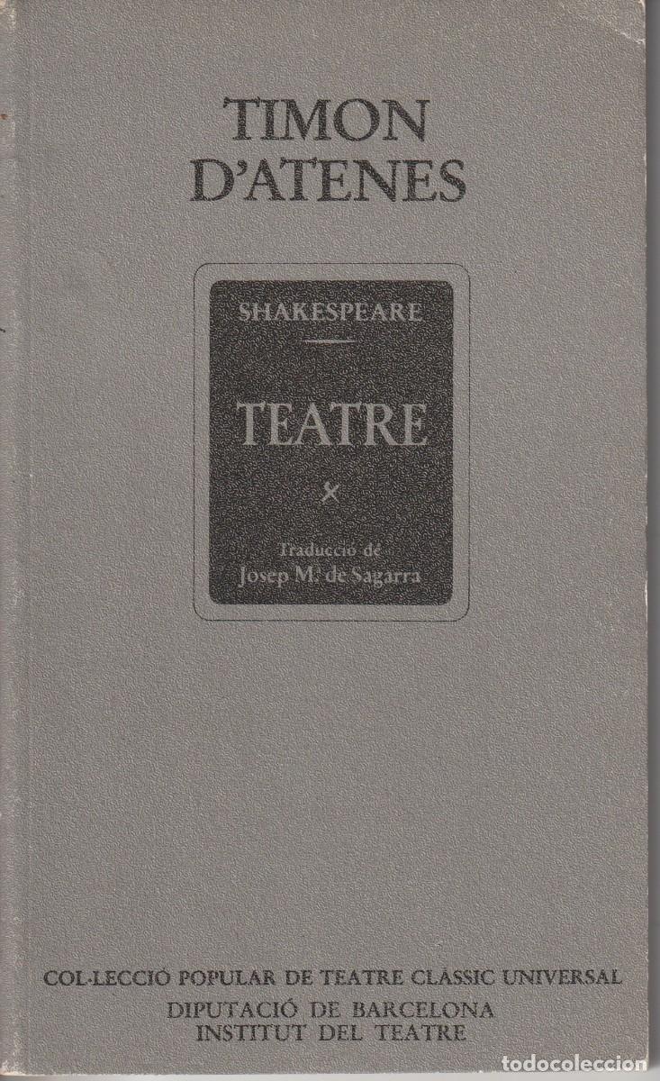 Libros de segunda mano: TIMON DATENES - SHAKESPEARE - ED. BRUGUERA 1985 - Foto 1