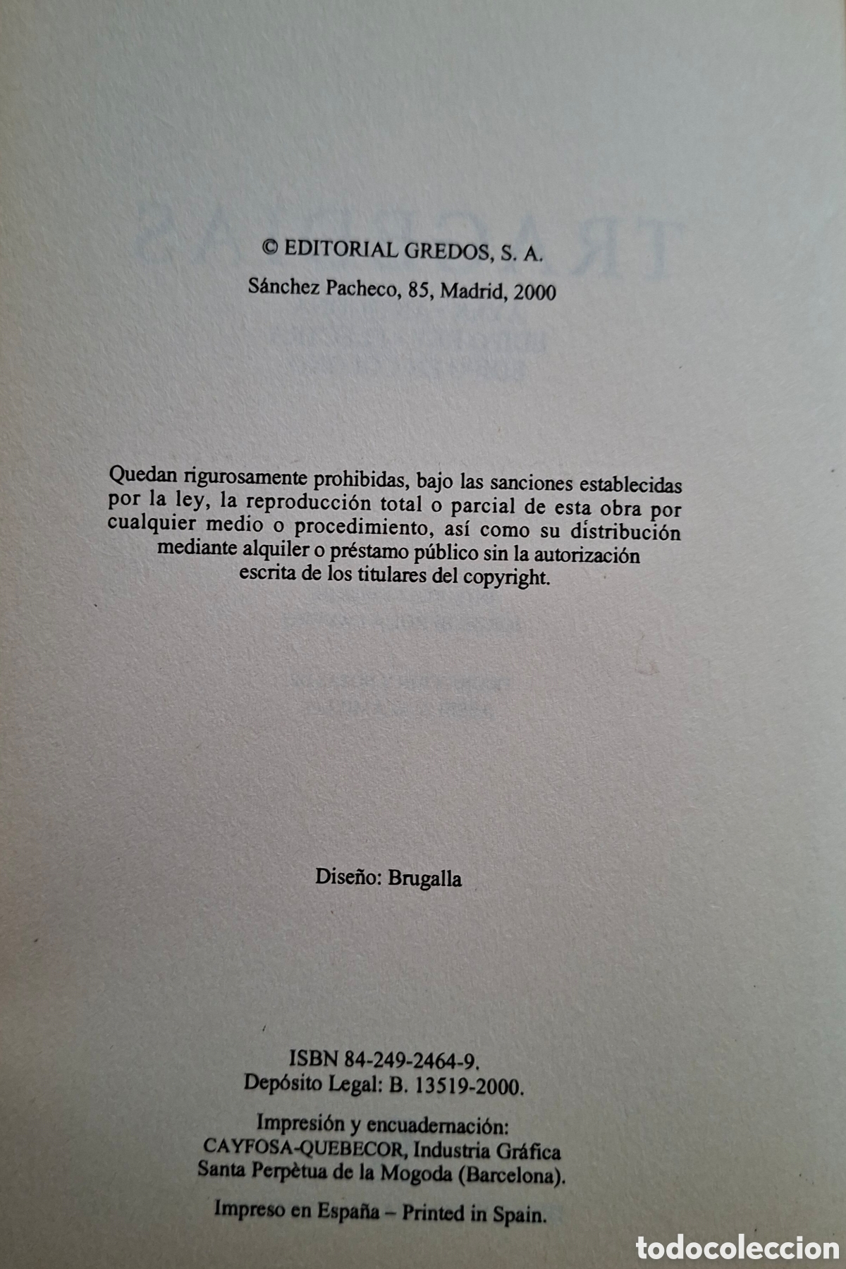 Libros de segunda mano: Tragedias de S&oacute;focles. Biblioteca b&aacute;sica Gredos. A&ntilde;o 2000. Como nuevo. - Foto 6