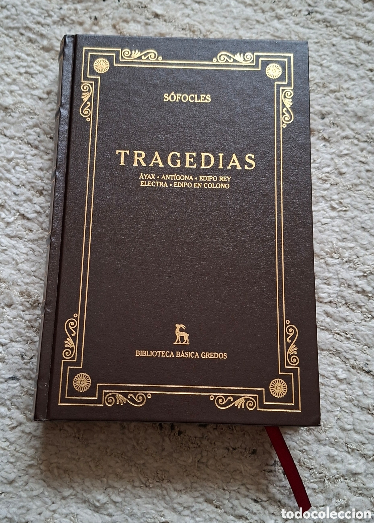 Libros de segunda mano: Tragedias de S&oacute;focles. Biblioteca b&aacute;sica Gredos. A&ntilde;o 2000. Como nuevo. - Foto 1