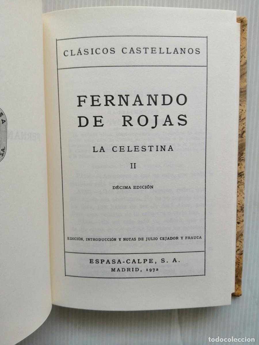 Libros de segunda mano: Fernando de Rojas La Celestina II - Foto 3