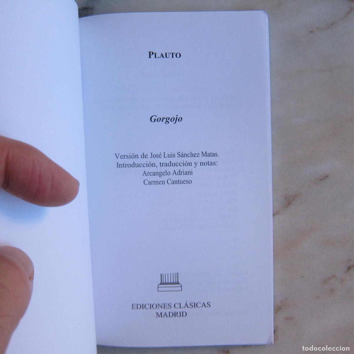 Libros de segunda mano: GORGOJO - PLAUTO (ED TEATRO - Foto 6