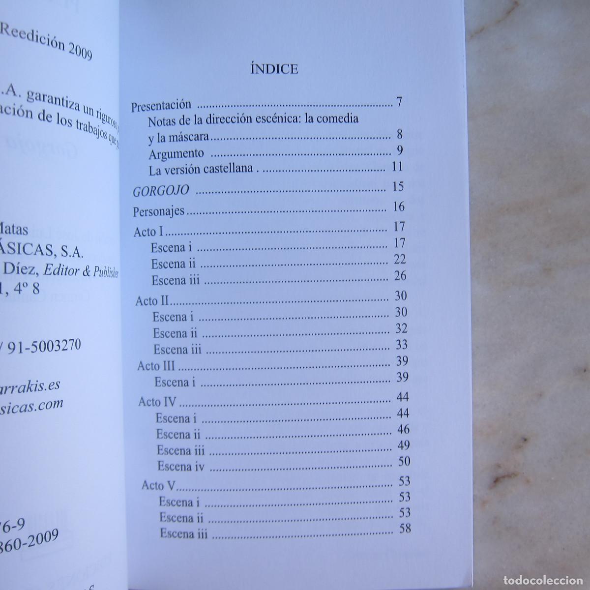 Libros de segunda mano: GORGOJO - PLAUTO (ED TEATRO - Foto 8