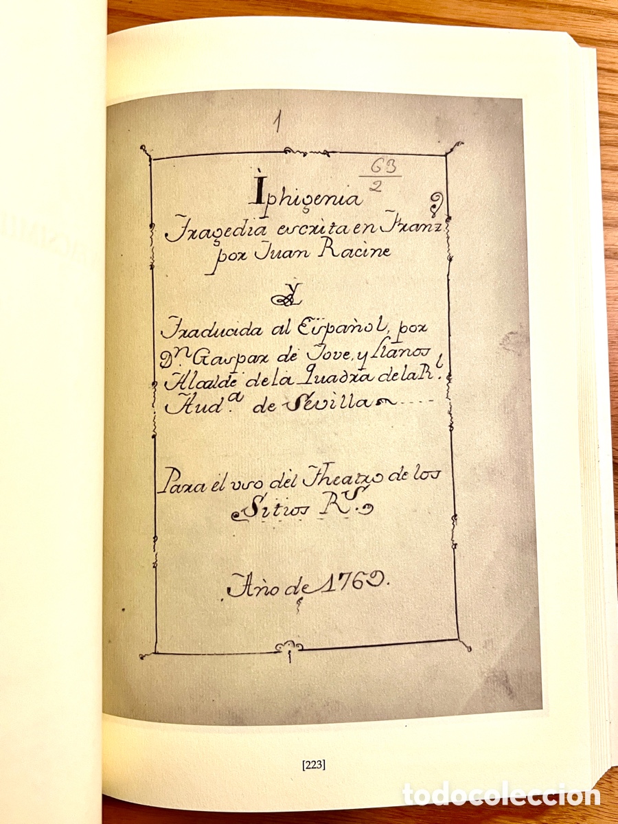 Libros de segunda mano: Iphigenia - Editio Princeps Jovellanos - Foto 7