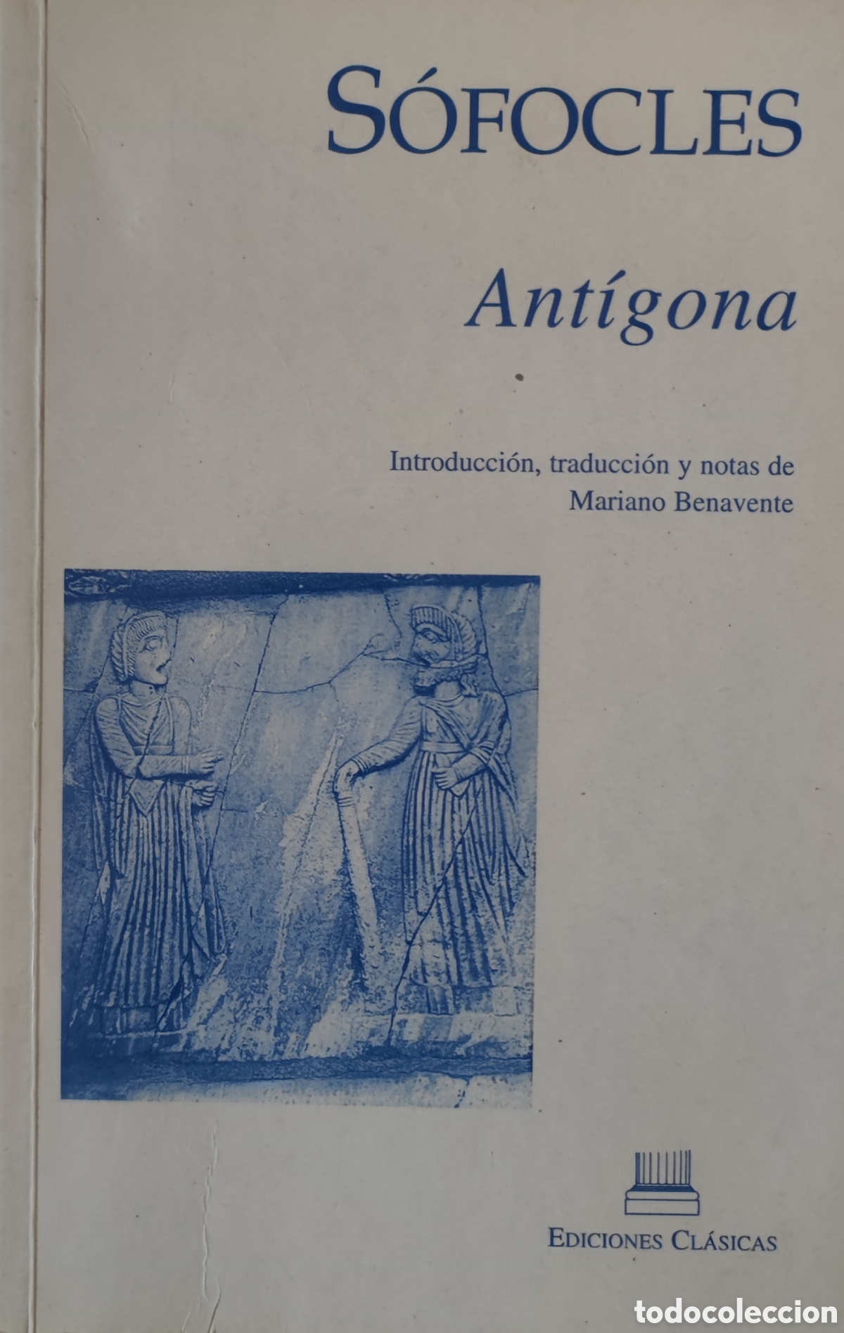 Libros de segunda mano: S&oacute;focles. Antigona (Ediciones Cl&aacute;sicas) - Foto 1