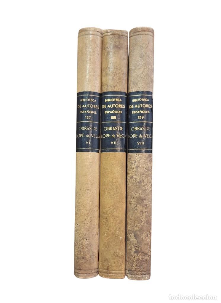 Libros de segunda mano: Vega, Lope de.- AUTOS Y COLOQUIOS (3 VOLS.) 1963