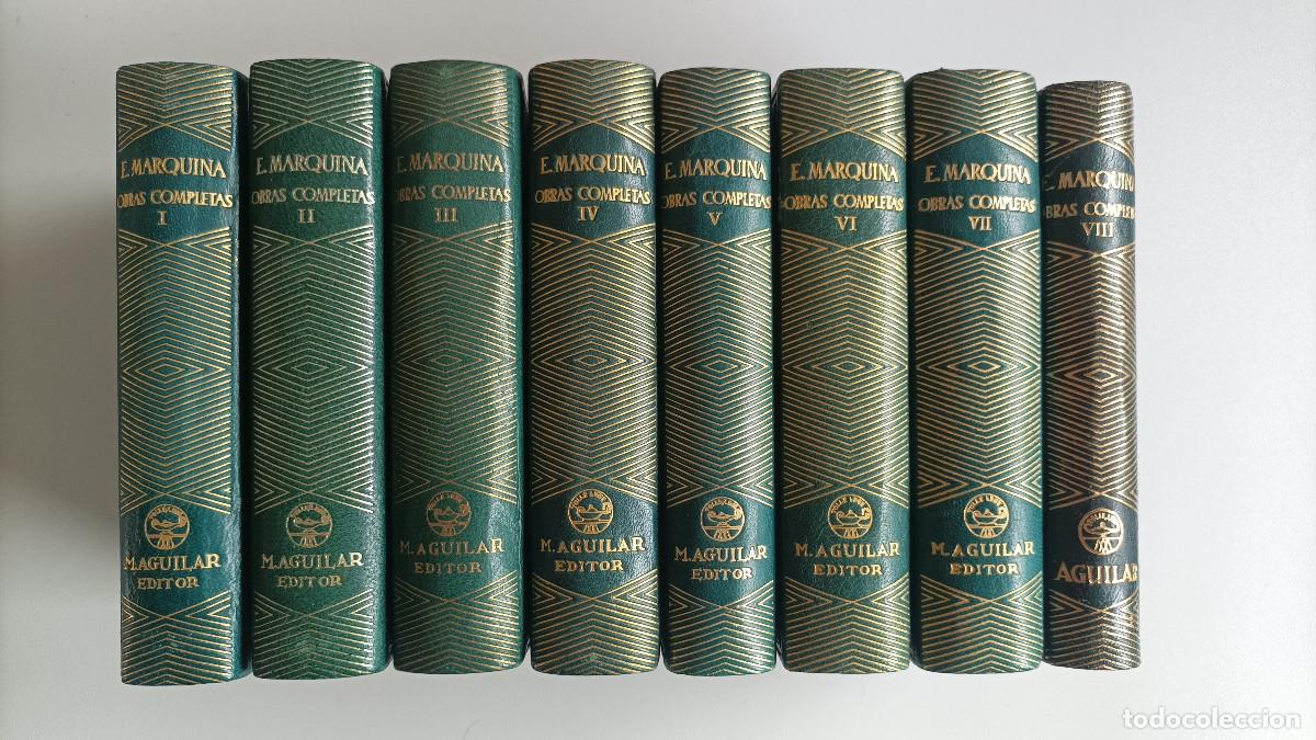 Libros de segunda mano: Joya n035 a 042bis, Obras Completas, Marquina, PRIMERA EDICI&Oacute;N, Aguilar