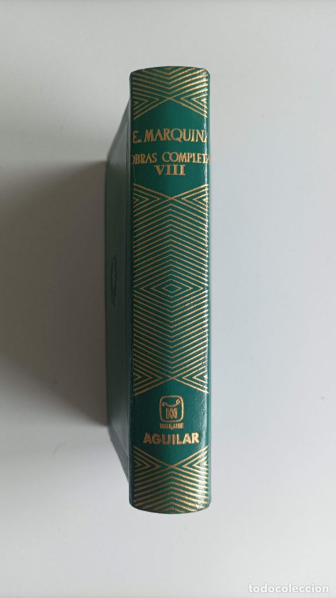 Libros de segunda mano: Joya 042bis, Obras Completas VIII, Marquina, PRIMERA EDICI&Oacute;N, Aguilar