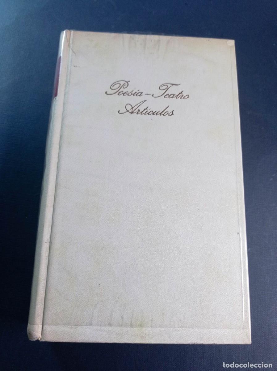 Libros de segunda mano: FEDERICO GARC&Iacute;A LORCA. POES&Iacute;A, TEATRO, ART&Iacute;CULOS. YERMA, MARIANA PINEDA, BERNARDA ALBA. ROMANCERO ++