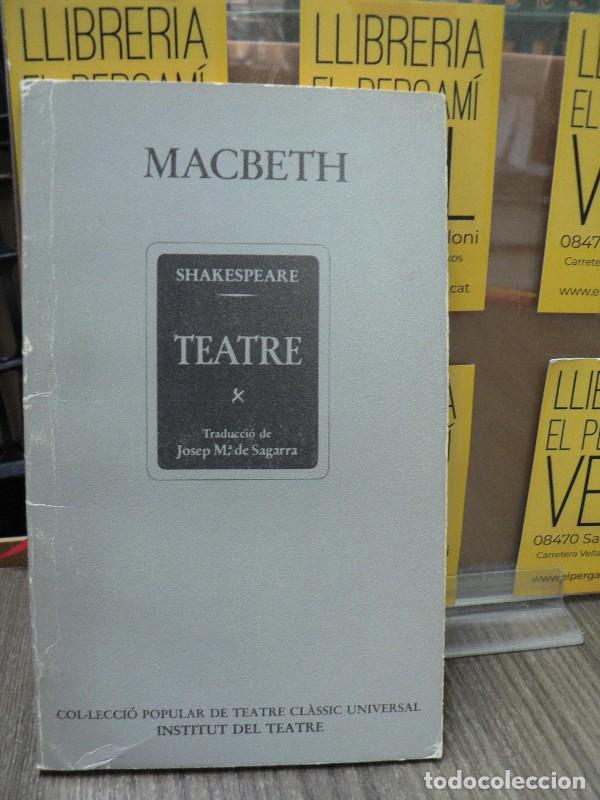 Libros de segunda mano: Macbeth - Shakespeare, William - Bruguera - Col&middot;lecci&oacute; Popular de Teatre Classic Universal