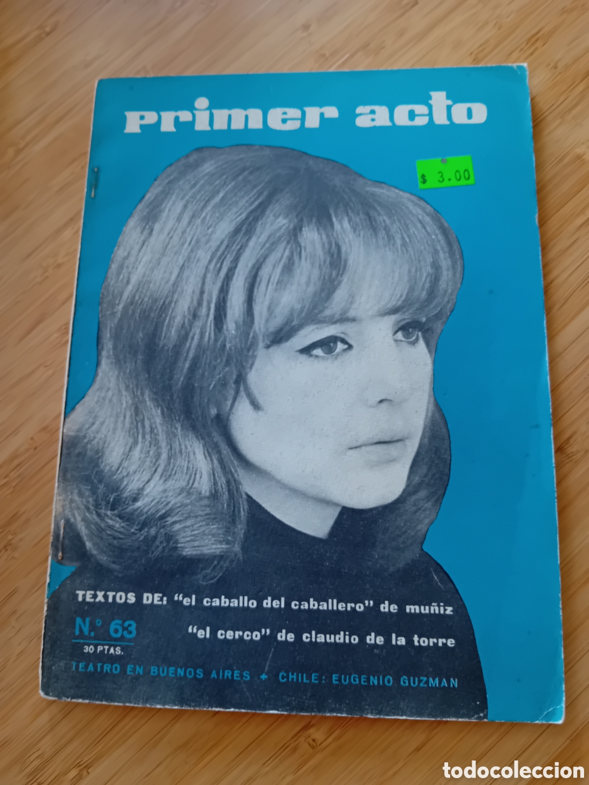 Libros de segunda mano: Revista &rdquo;Primer acto&rdquo; n&ordm;63. Entrevista director chileno Eugenio Guzm&aacute;n (1965)