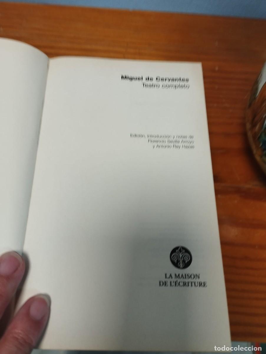 Libros de segunda mano: TEATRO COMPLETO, MIGUEL DE CERVANTES - Foto 4