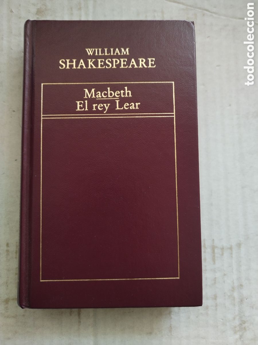 Libros de segunda mano: MACBETH-EL REY LEAR/WILLIAM SHAKESPEARE