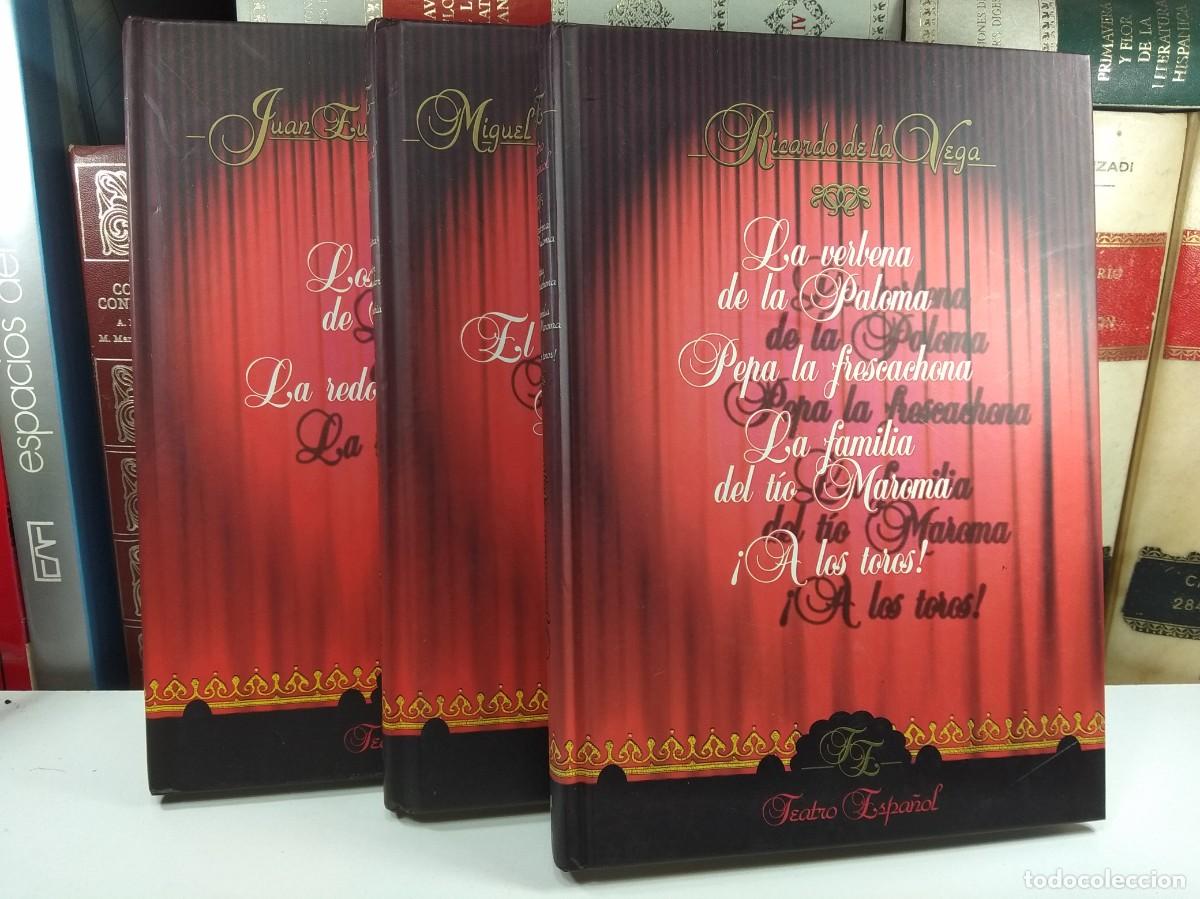 Libros de segunda mano: TEATRO ESPA&Ntilde;OL: RICARDO DE LA VEGA. MIGUEL RAMOS CARRI&Oacute;N Y VITAL AZA. JUAN EUGENIO HARTZENBUSCH.