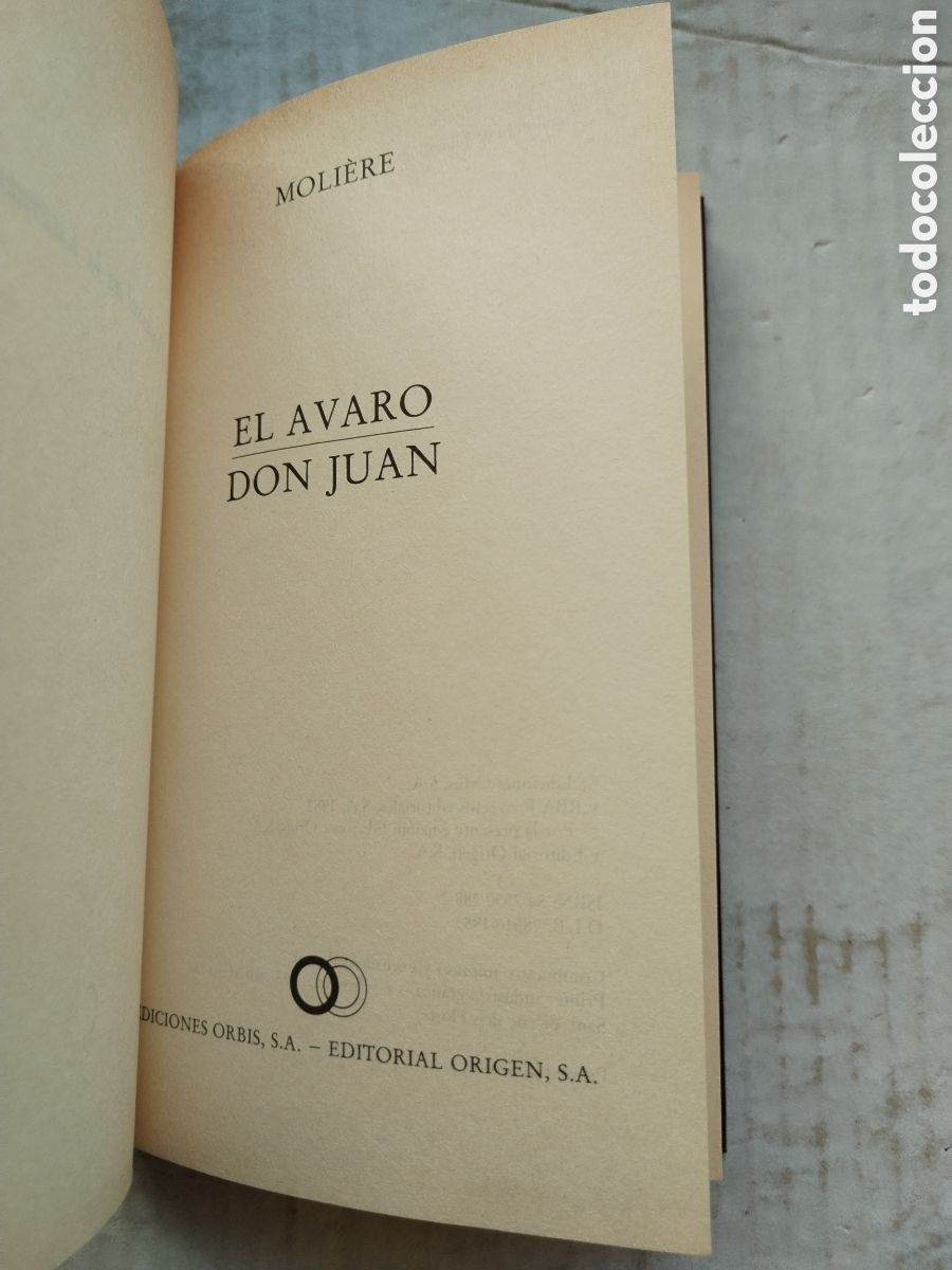 Libros de segunda mano: EL &Aacute;LVARO-DON JUAN/MOLIERE - Foto 2