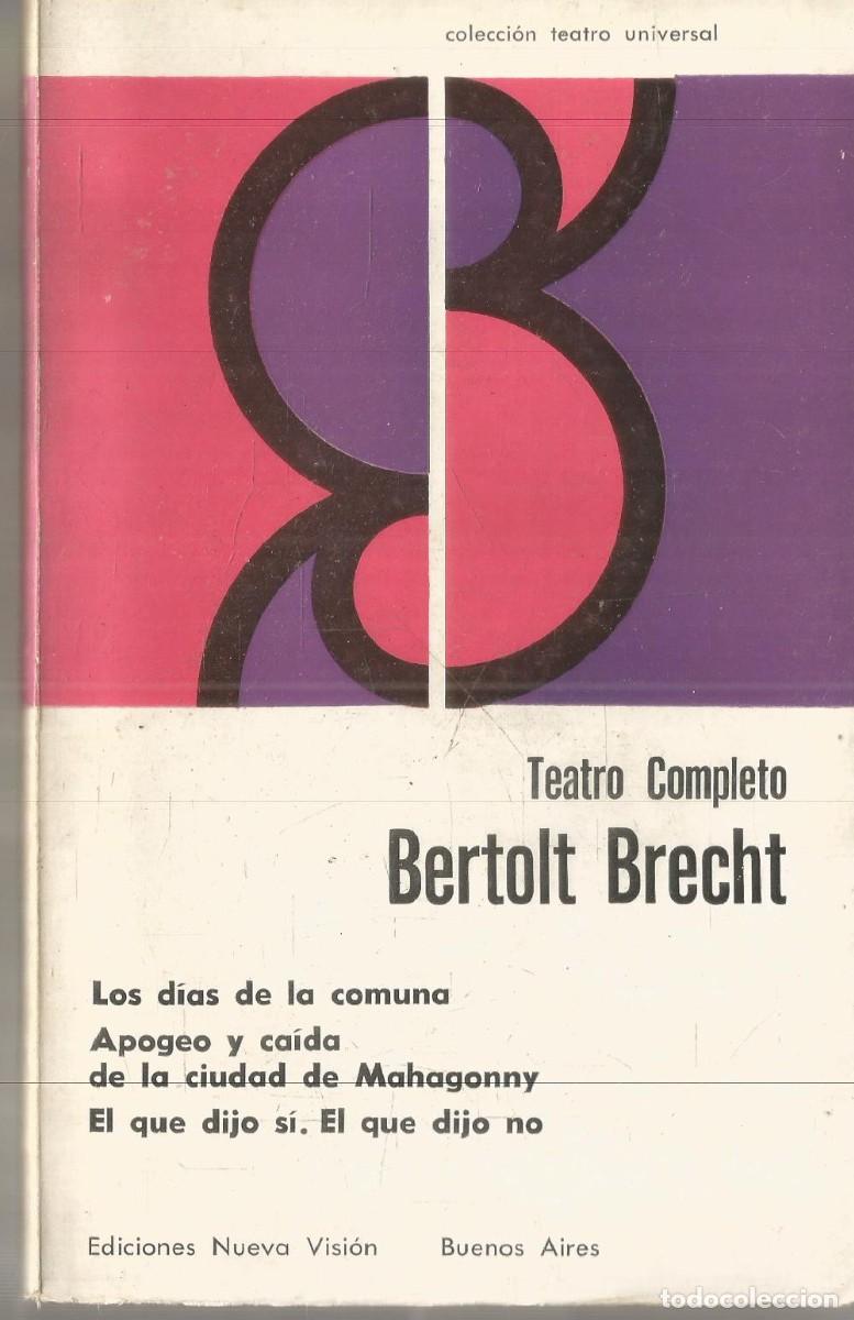 Libros de segunda mano: BERTOLT BRECHT. TEATRO COMPLETO. EDICIONES NUEVA VISION - Foto 1