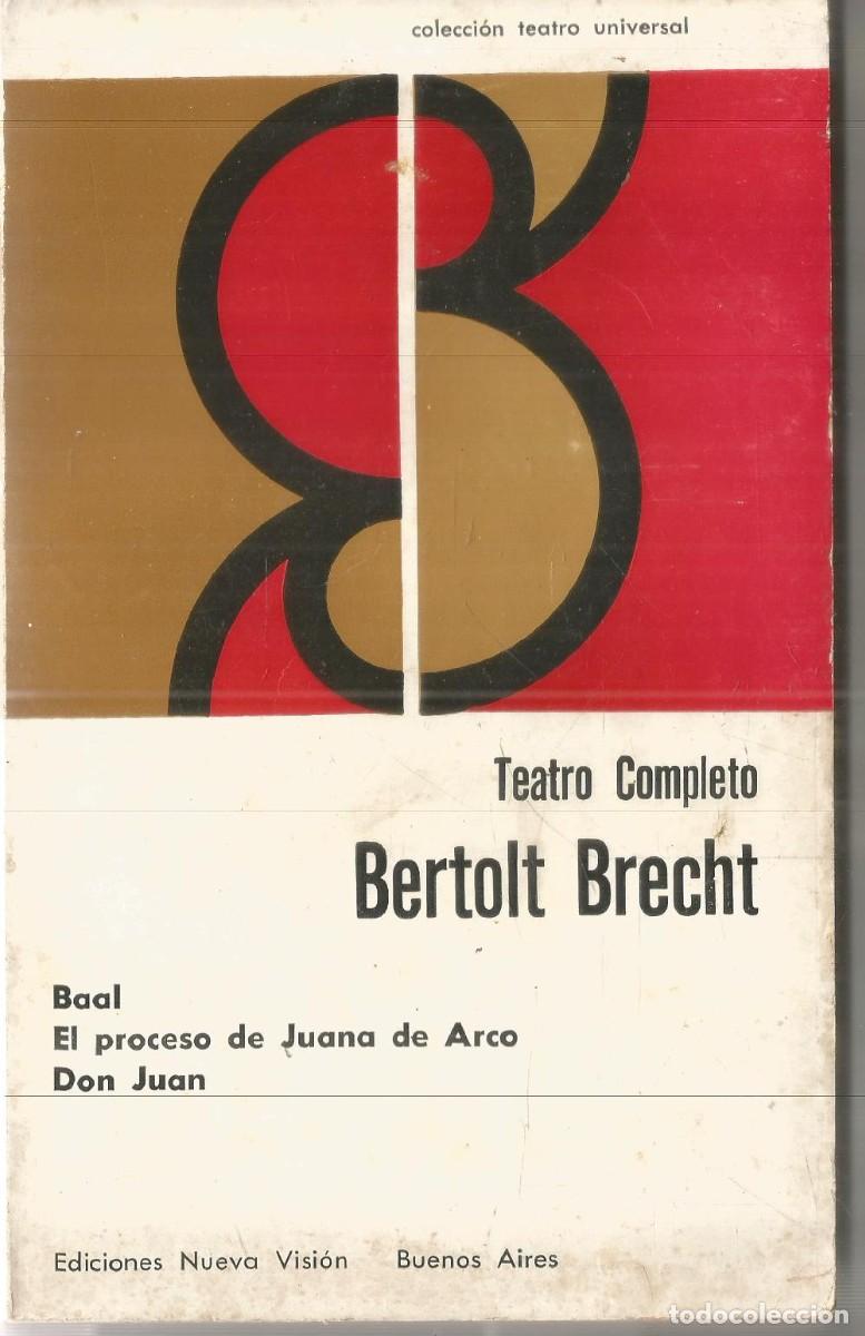 Libros de segunda mano: BERTOLT BRECHT. TEATRO COMPLETO. EDICIONES NUEVA VISION