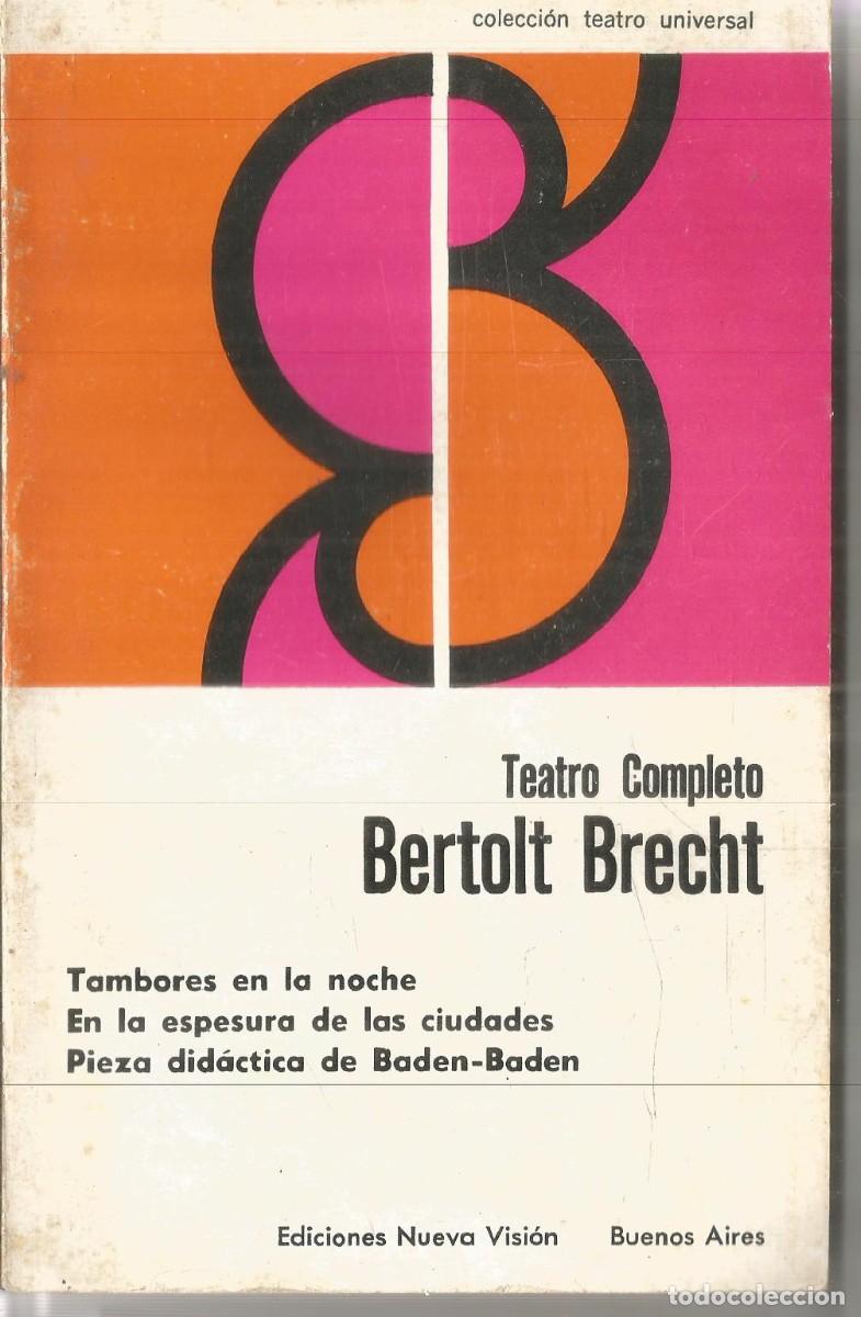 Libros de segunda mano: BERTOLT BRECHT. TEATRO COMPLETO. EDICIONES NUEVA VISION - Foto 1