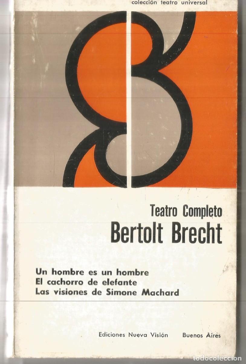 Libros de segunda mano: BERTOLT BRECHT. TEATRO COMPLETO. EDICIONES NUEVA VISION - Foto 1