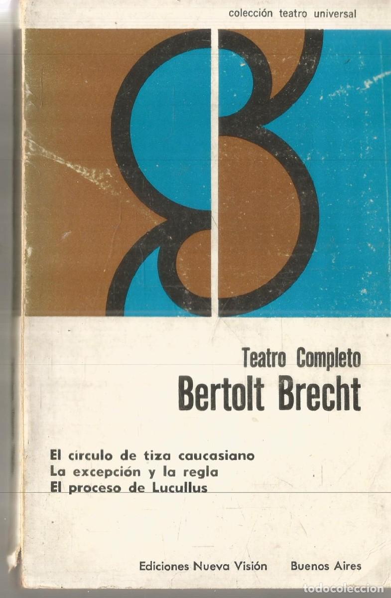 Libros de segunda mano: BERTOLT BRECHT. TEATRO COMPLETO. EDICIONES NUEVA VISION - Foto 1