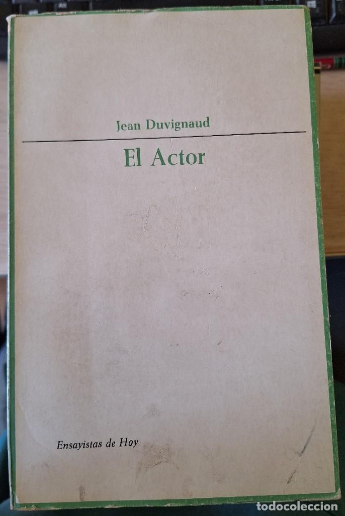 Libros de segunda mano: EL ACTOR. - DUVIGNAUD, Jean.