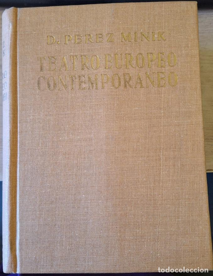 Libros de segunda mano: TEATRO EUROPEO CONTEMPORANEO. SU LIBERTAD Y COMPROMISOS. - PEREZ MINIK, Domingo.