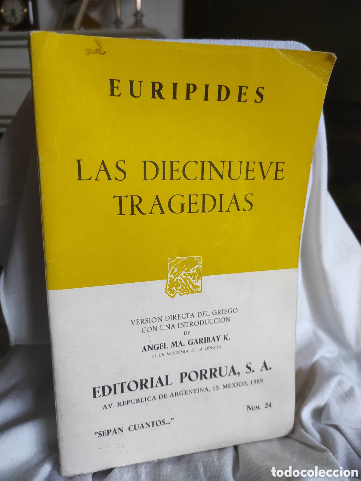 Libros de segunda mano: Las diecinueve tragedias - Euripides. Porrua