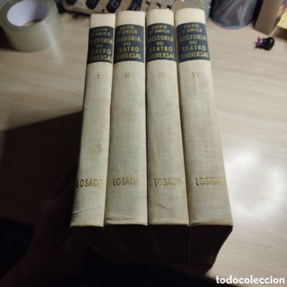 Libros de segunda mano: Historia del Teatro Universal. Silvio D'Amico. 1956. Losada. Argentina.