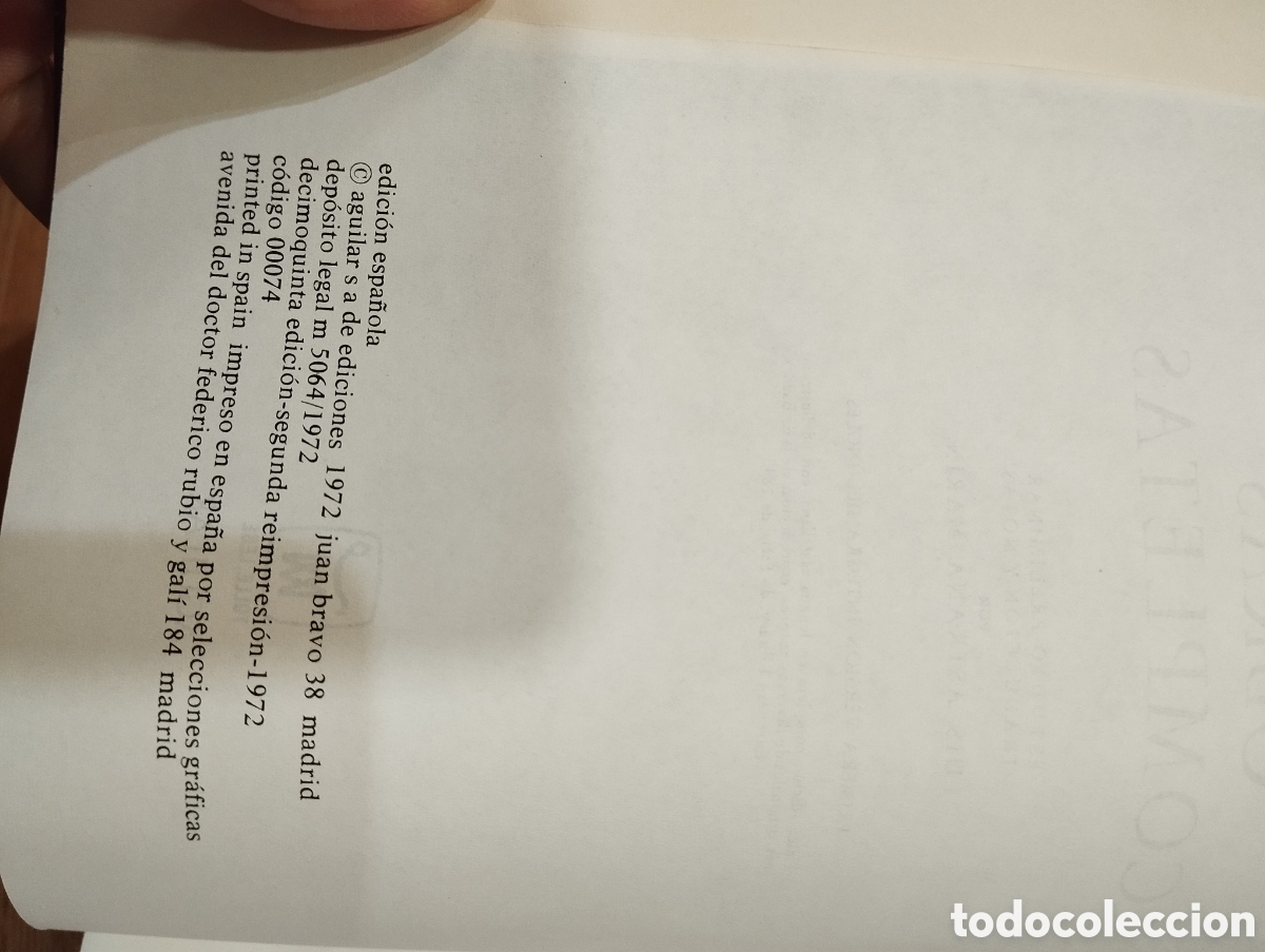 Libros de segunda mano: WILLIAM SHAKESPEARE OBRAS COMPLETAS - Foto 4