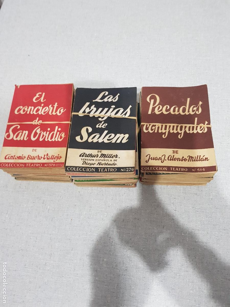 Libros de segunda mano: 34 NOVELAS DE TEATRO EDITORIAL ESCELICER - Foto 2