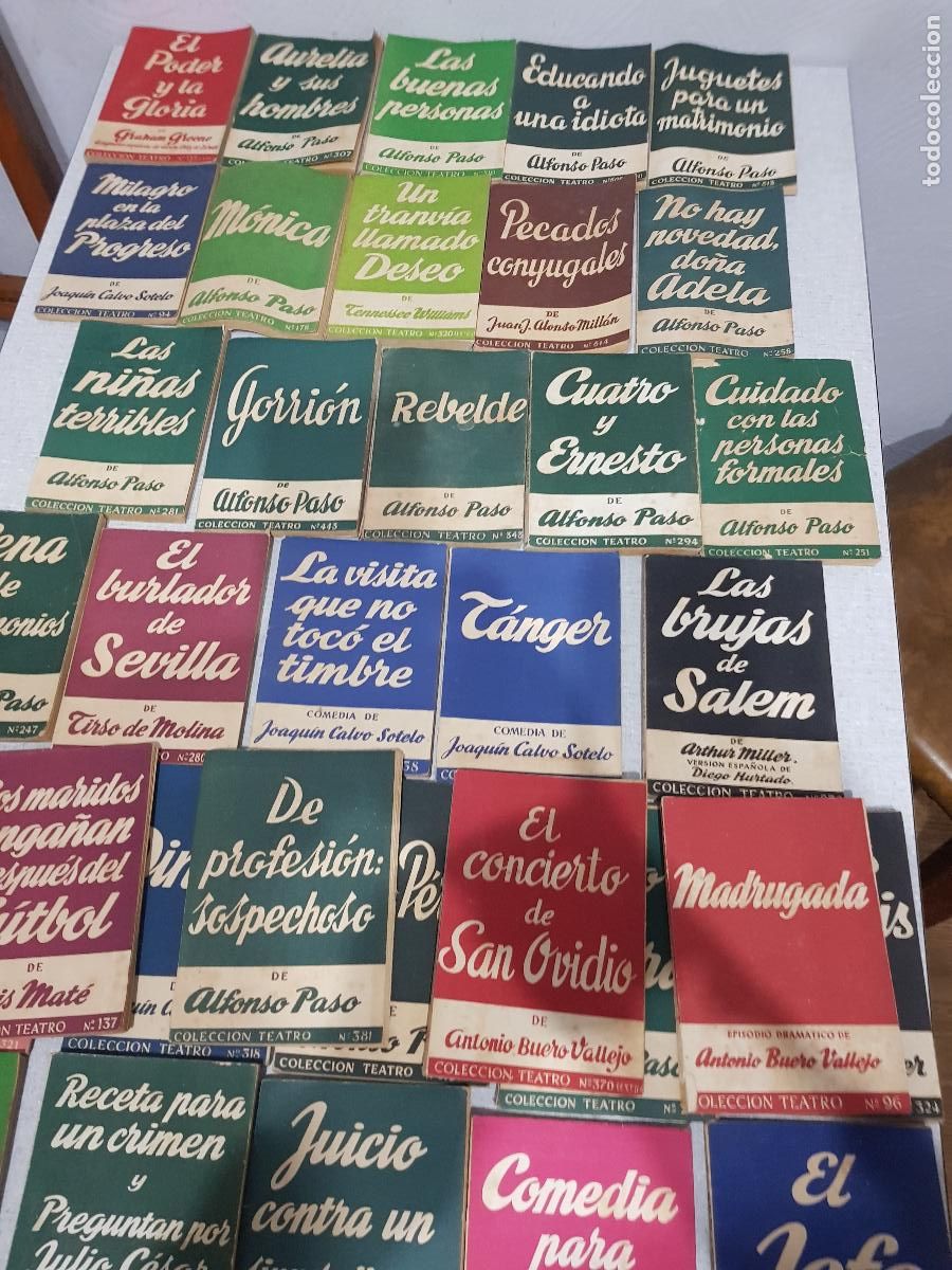 Libros de segunda mano: 34 NOVELAS DE TEATRO EDITORIAL ESCELICER - Foto 4