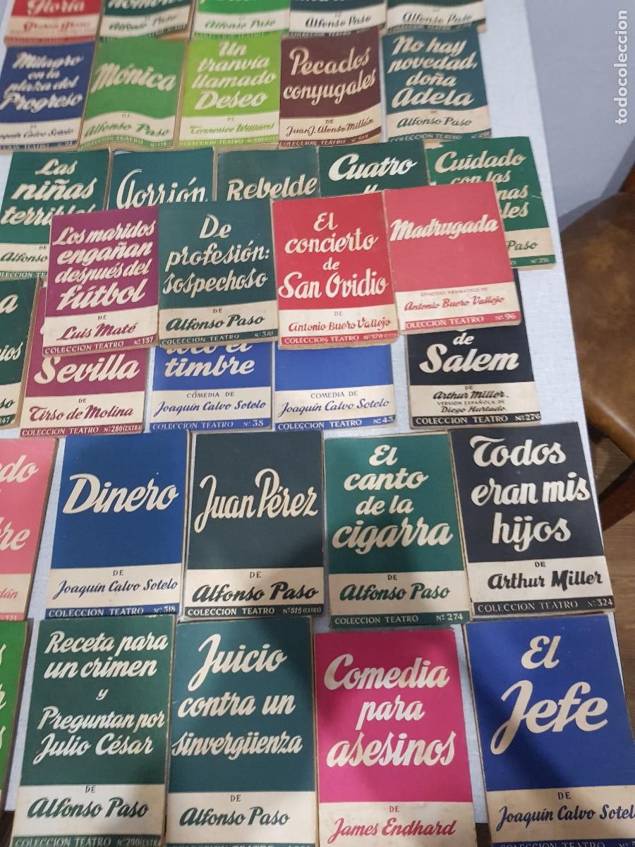 Libros de segunda mano: 34 NOVELAS DE TEATRO EDITORIAL ESCELICER - Foto 5