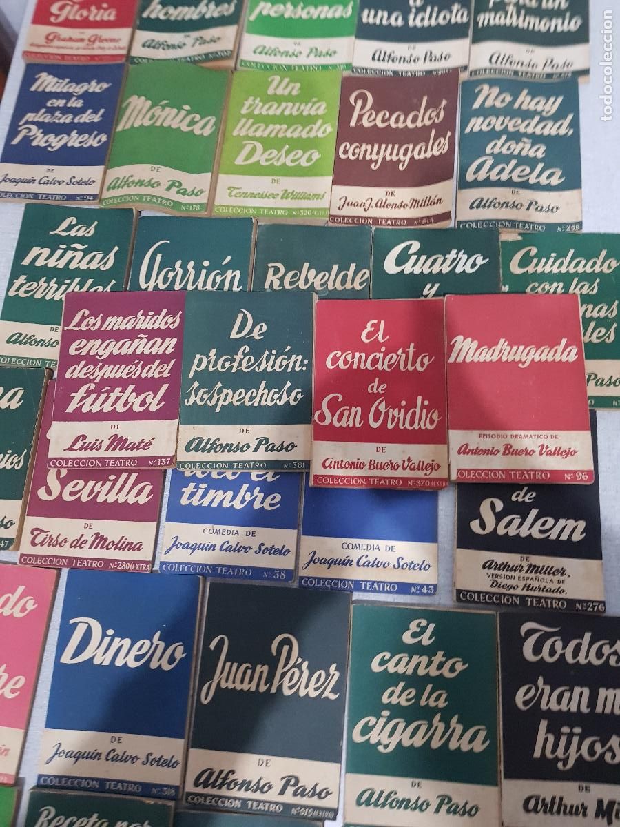 Libros de segunda mano: 34 NOVELAS DE TEATRO EDITORIAL ESCELICER - Foto 6