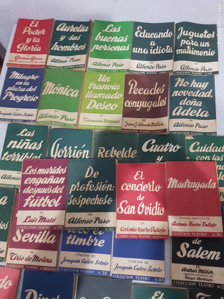 Libros de segunda mano: 34 NOVELAS DE TEATRO EDITORIAL ESCELICER - Foto 7