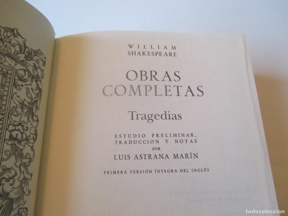 Libros de segunda mano: WILLIA SHAKESPEARE Obras completas I W40150 - Foto 3