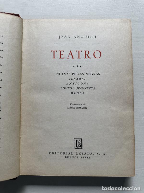 Libros de segunda mano: Teatro - Anouilh Jean - Foto 1