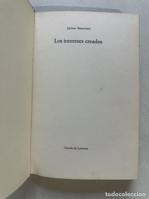 Libros de segunda mano: Los intereses creados - Benavente Jacinto - Foto 1