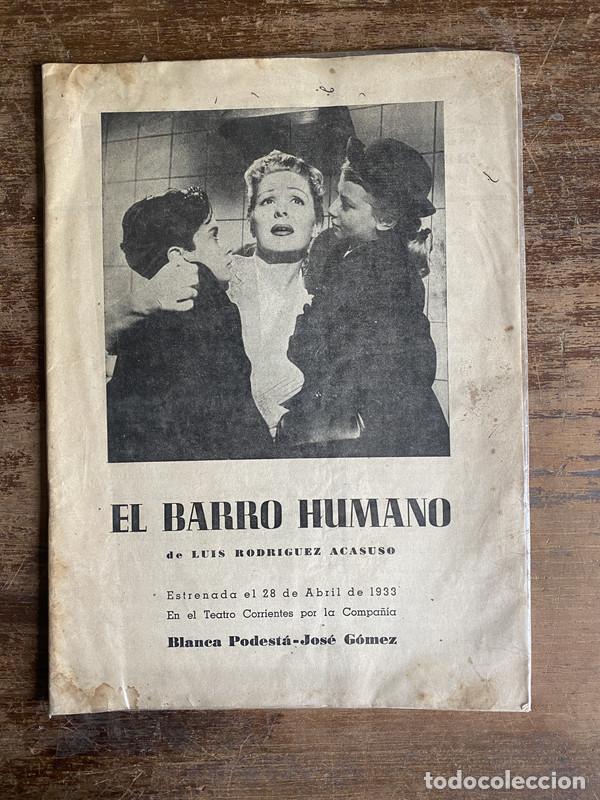Libros de segunda mano: El Barro Humano - Rodriguez Acasuso Luis