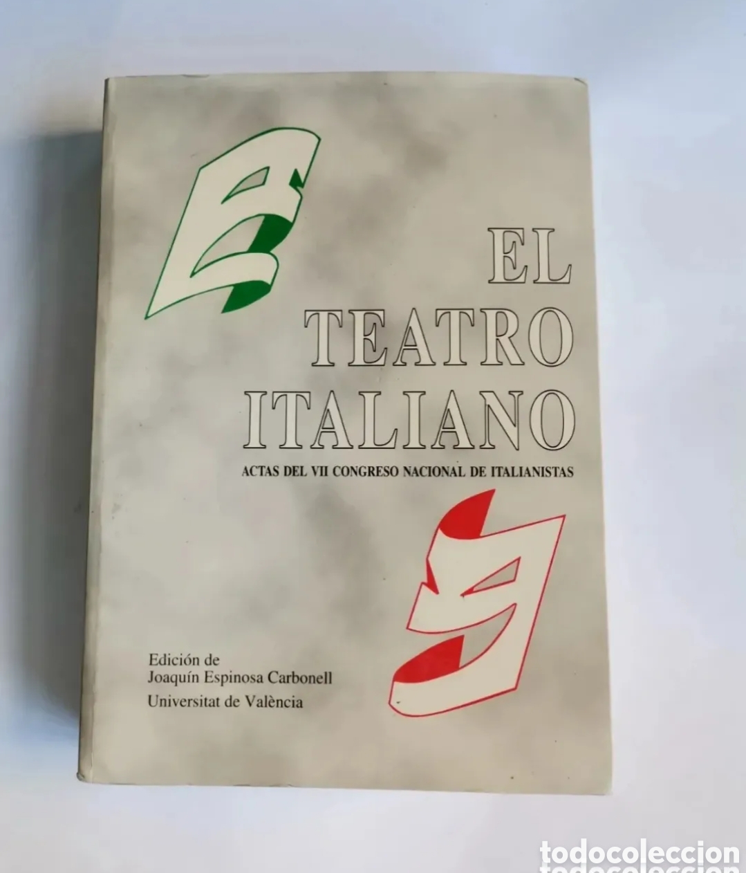 Libros de segunda mano: El teatro italiano actas del VII congreso