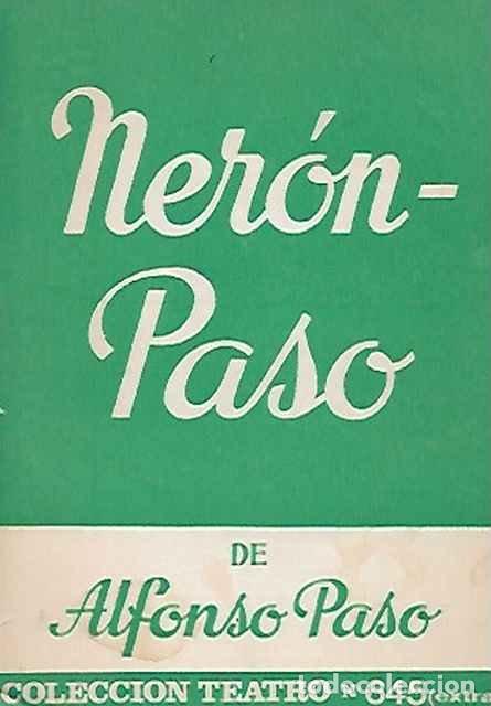Libros de segunda mano: Neron paso - Alfonso Paso - Foto 1