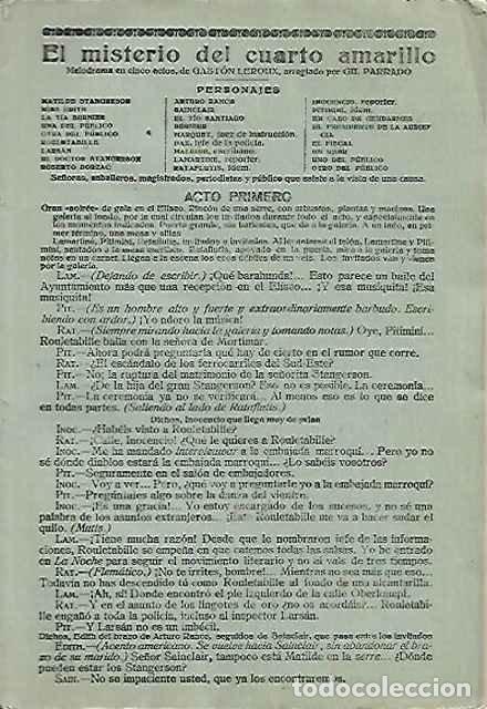 Libros de segunda mano: El misterio del cuarto amarillo - Gil Parrado - Foto 1
