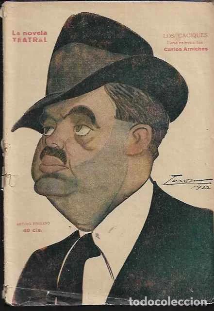 Libros de segunda mano: Los caciques - Carlos Arniches - Foto 1