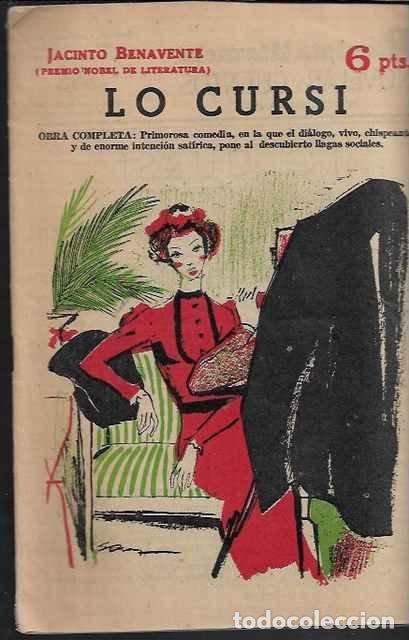 Libros de segunda mano: Lo cursi - Jacinto Benavente