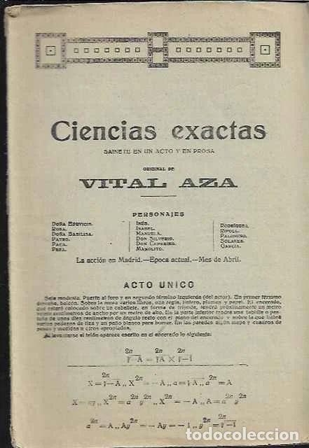Libros de segunda mano: Ciencias exactas - Vital Aza