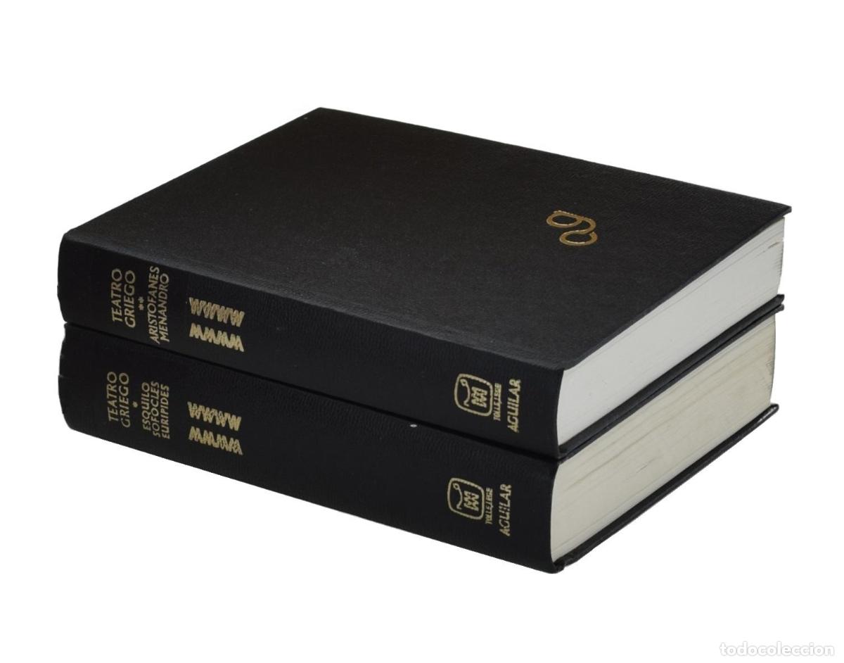 Libros de segunda mano: TEATRO GRIEGO, TOMO I. TRAGEDIAS COMPLETAS / TOMO II. COMEDIAS COMPLETAS - ESQUILO / S&Oacute;FOCLES / EUR&Iacute;