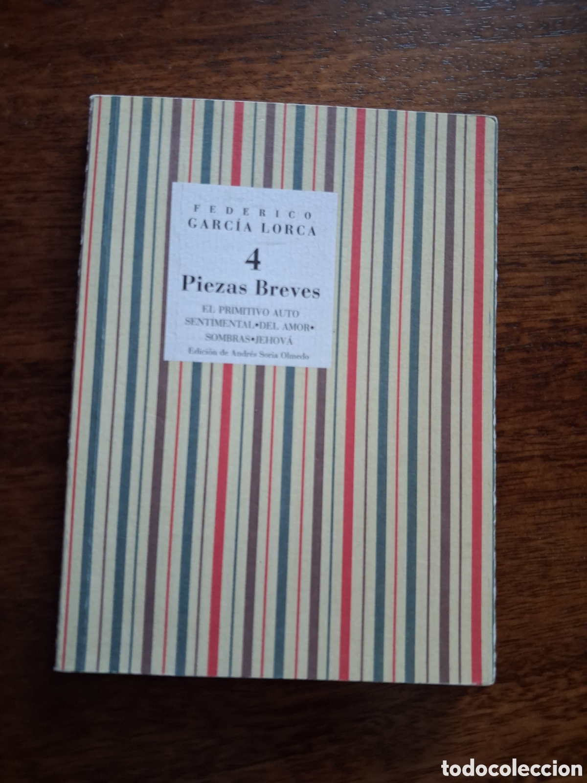 Libros de segunda mano: Cuatro piezas breves, Federico Garc&iacute;a Lorca